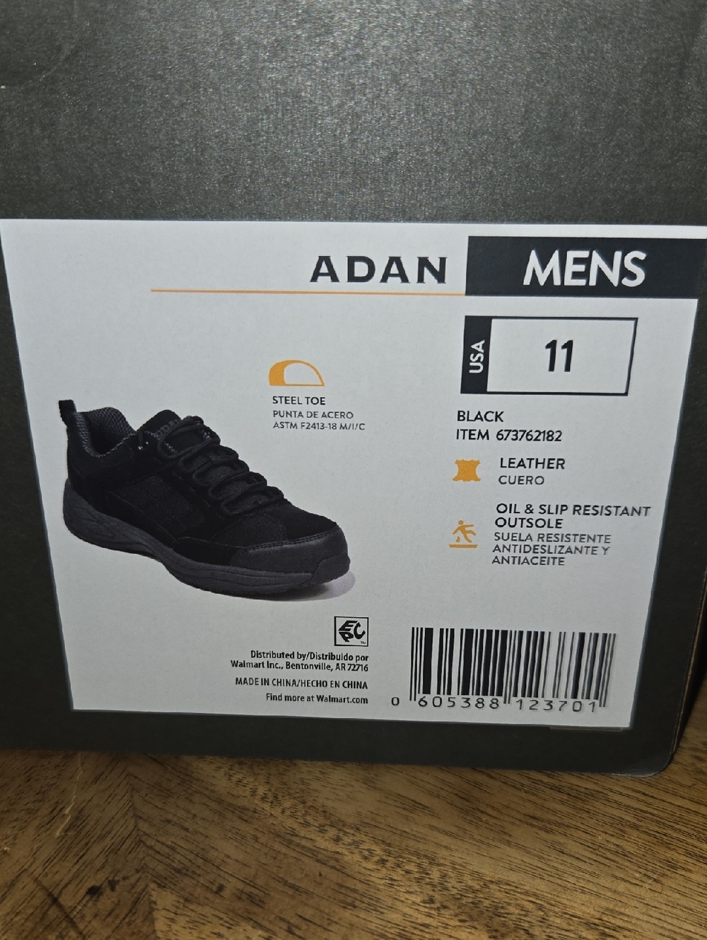 Men's Brahma "Adan" Steel Toe Work Shoes In Size 11 - Picture 12 of 14